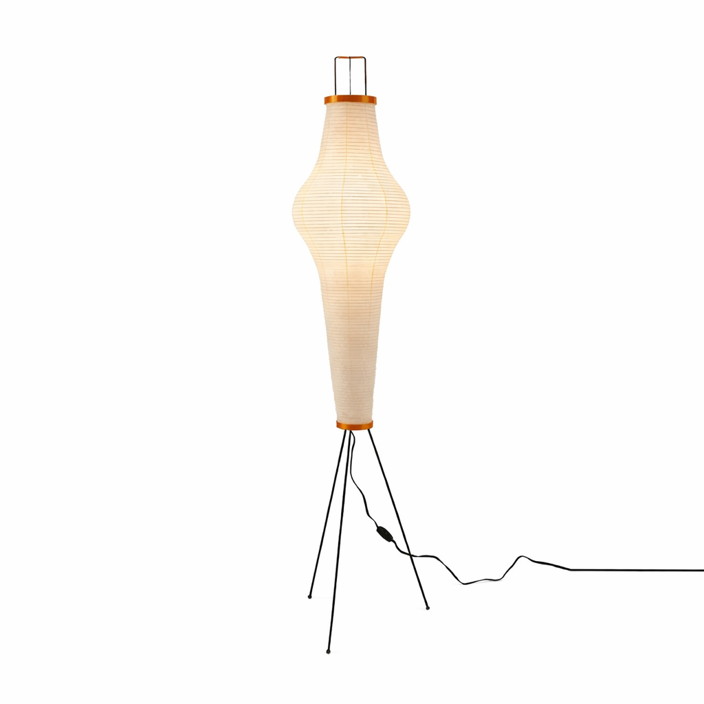 Arvane Tripod Floor Lamp with Paper Shade