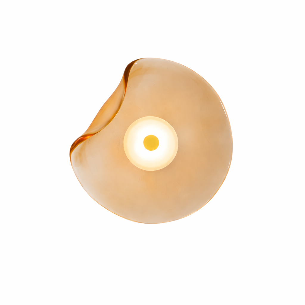 Nysa Modern Round Glass Wall Light