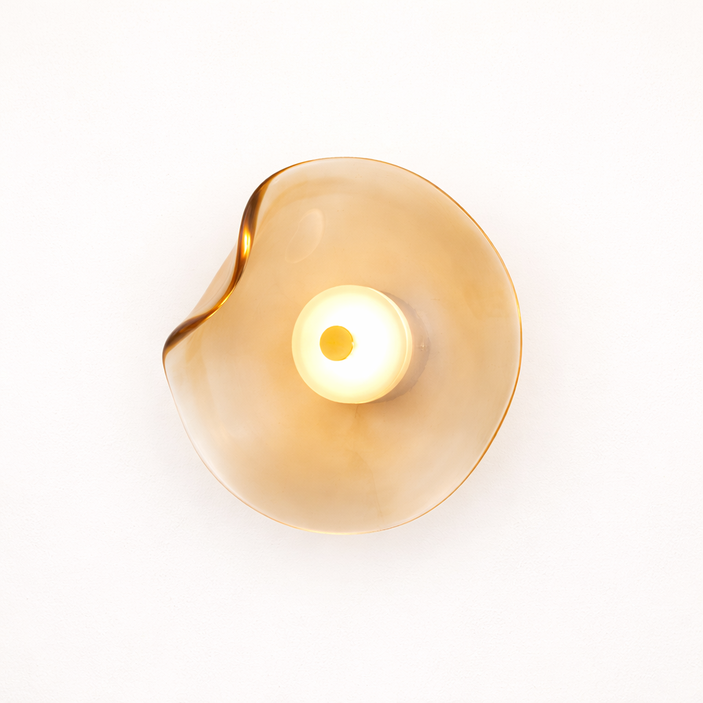 Nysa Modern Round Glass Wall Light